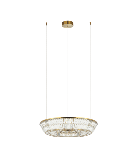 Galora 80cm Pendant Ceiling Light Antique Brass LED 3000K Dimmable-1