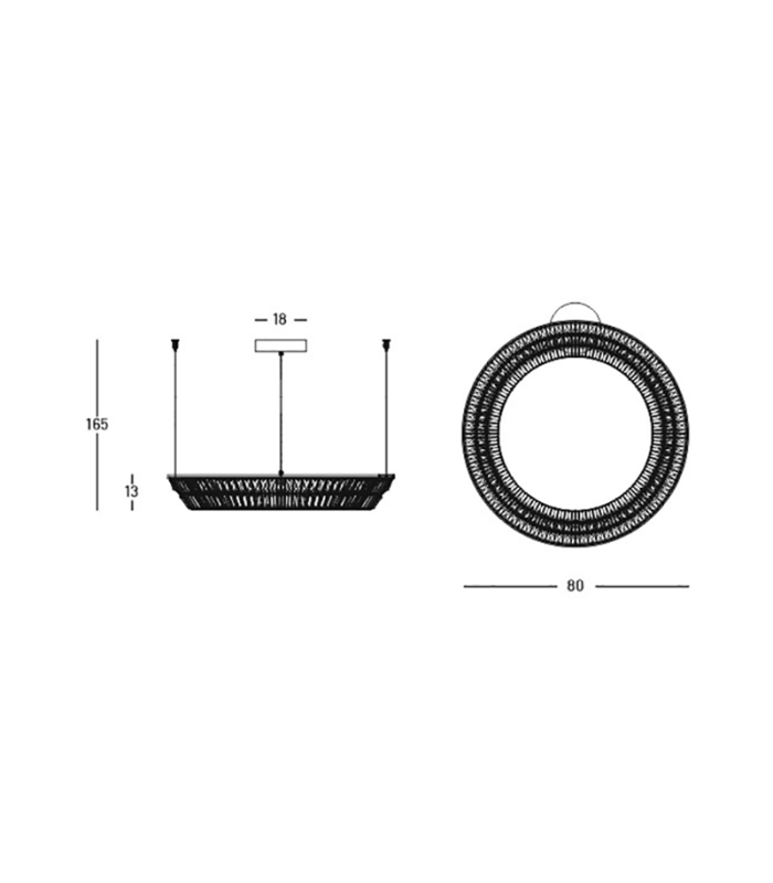 Galora 80cm Pendant Ceiling Light Antique Brass LED 3000K Dimmable-5