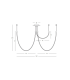 Zambelis 160cm Pendant Ceiling Light Black Matt LED 3000K Dimmable-4