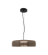 Tarian Cylindrical Pendant Ceiling Light Black Matt LED 3000K-1