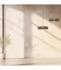 Tarian Cylindrical Pendant Ceiling Light Black Matt LED 3000K-2