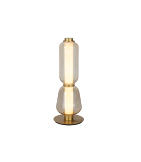 Eluna Table Lamp Gold Matt-Champagne Glass LED 3000K-1