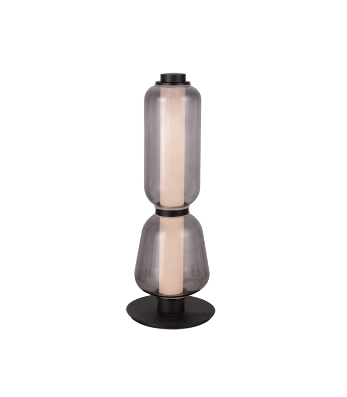 Eluna Table Lamp Black Matt-Smoked Glass LED 3000K-1