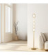 Eluna Glass Floor Lamp Gold Matt-Champagne Glass LED 3000K-2
