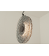 Halo 35cm Pendant Ceiling Light Black Matt -Smoked Glass LED 3000K-4