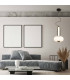 Calya Globe Pendant Ceiling Light Black Matt LED 3000K-3