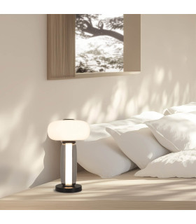 Calya Globe Table Lamp Black Matt LED 3000K-2