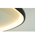 Nireon 60cm Integrated Led Semi Flush Ceiling Light Black Matt LED 3000K Dimmable-4