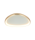 Nireon 80cm Integrated Led Semi Flush Ceiling Light Gold Matt LED 3000K Dimmable-1