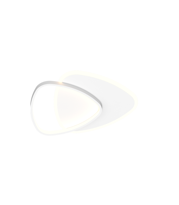 Nireon Integrated Led Semi Flush Ceiling Light White Ματτ LED 3000K Dimmable-1