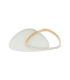 Nireon Integrated Led Semi Flush Ceiling Light Gold Matt-White Ματτ LED 3000K Dimmable-3