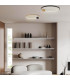 Viora 64cm Integrated Led Semi Flush Ceiling Light Gold Matt-Black Matt Ring LED 3000K Dimmable-2