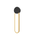 Viora Integrated Led Wall Lamp Black Matt-Gold Matt Ring LED 3000K Dimmable-1