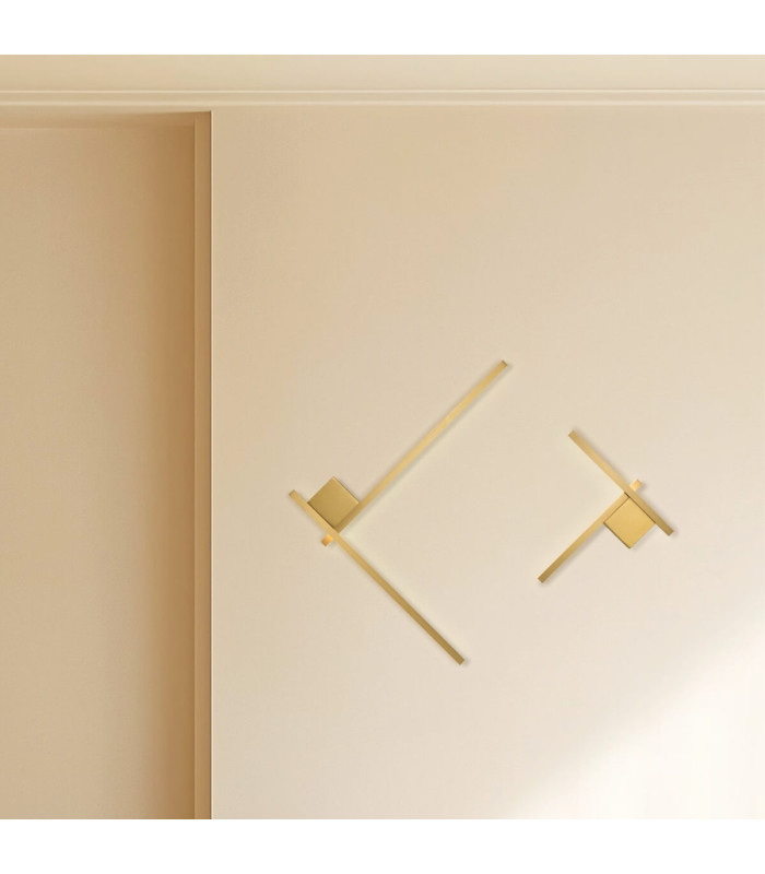 Orya 100cm Integrated Led Wall Lamp Gold Matt LED 3000K Dimmable-2