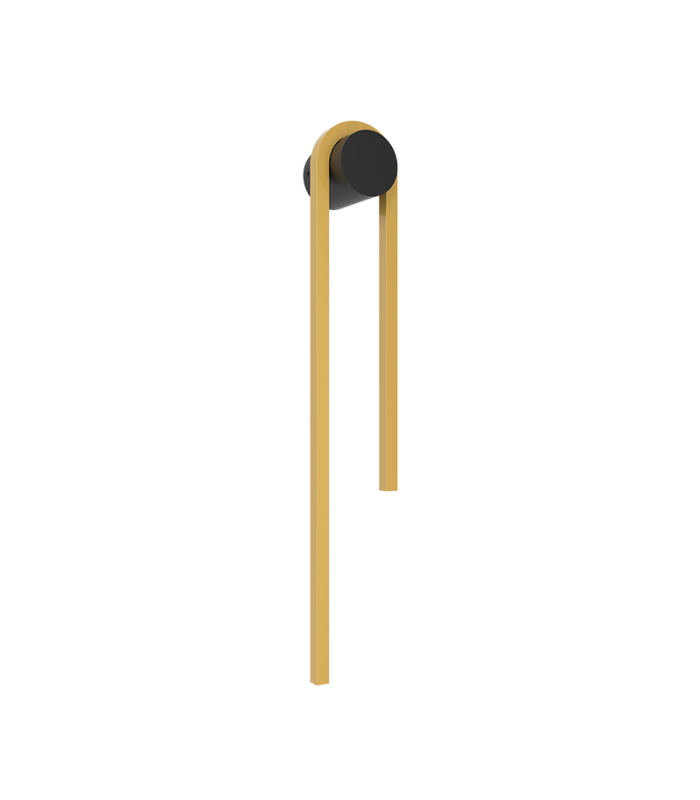 Orly 60cm Integrated Led Wall Lamp Gold Matt -Black Matt LED 3000K Dimmable-1