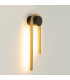 Orly 40cm Integrated Led Wall Lamp Gold Matt -Black Matt LED 3000K Dimmable-3