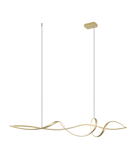 Luma Bar Pendant Ceiling Light Gold Matt LED 3000K Dimmable-1