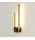 Orly 40cm Integrated Led Wall Lamp Gold Matt -Black Matt LED 3000K Dimmable-4