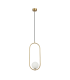 Globa 50cm Globe Pendant Ceiling Light Gold Matt 1xG9 LED-1