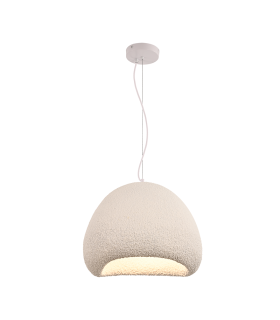 Elara 40cm Dome Pendant Ceiling Light Natural 1ΧΕ27-1