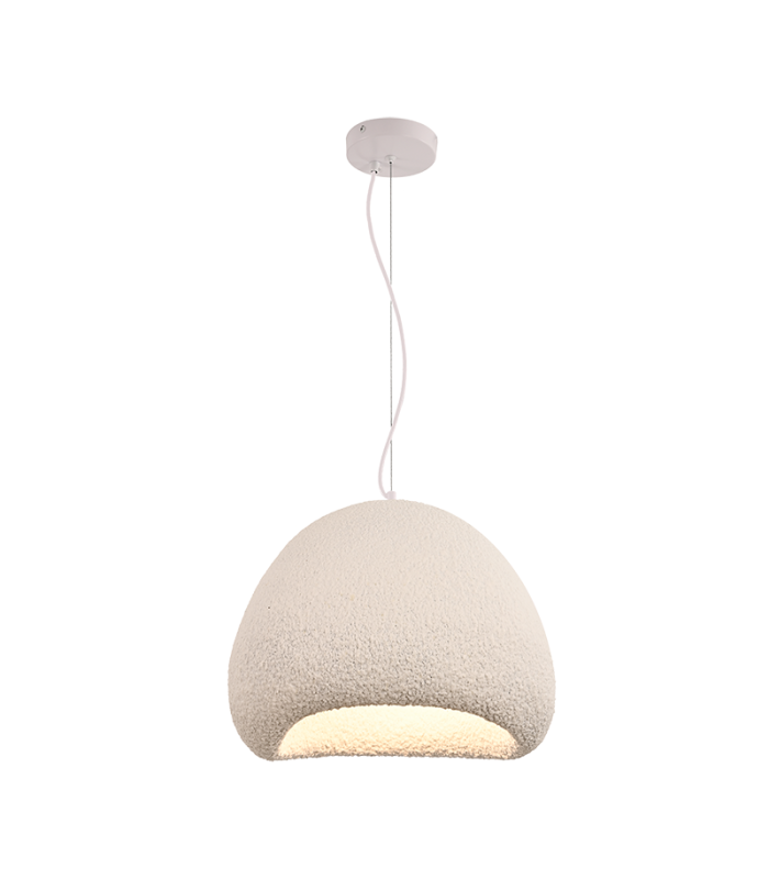 Elara 40cm Dome Pendant Ceiling Light Natural 1ΧΕ27-1