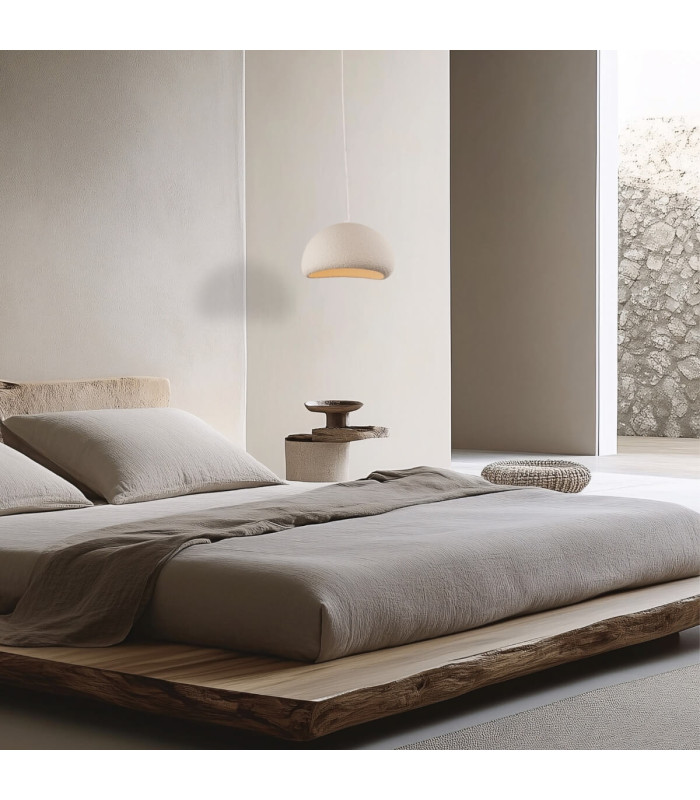 Elara 30cm Dome Pendant Ceiling Light Natural 1ΧΕ27-2