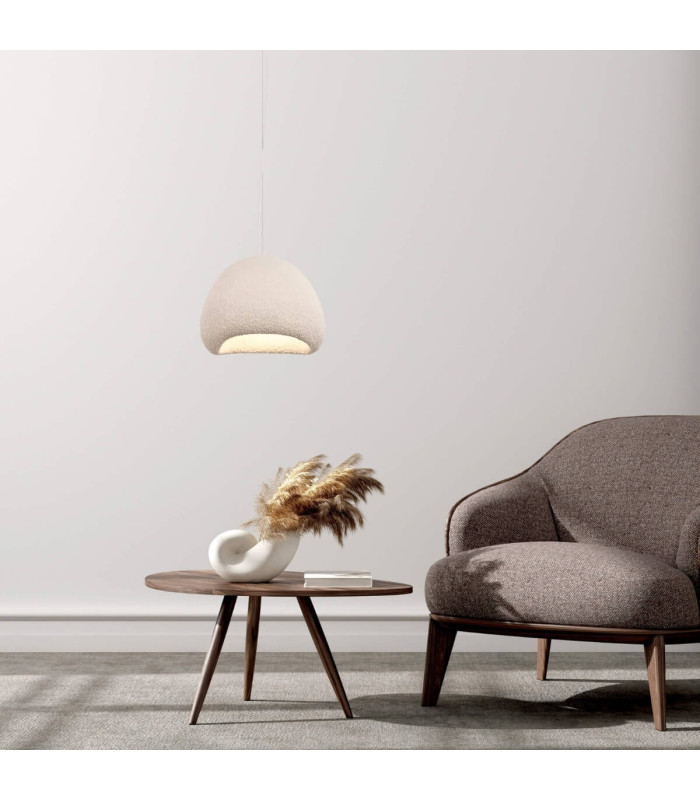 Elara 30cm Dome Pendant Ceiling Light Natural 1ΧΕ27-3