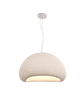 Elara 60cm Dome Pendant Ceiling Light Natural 1ΧΕ27-1