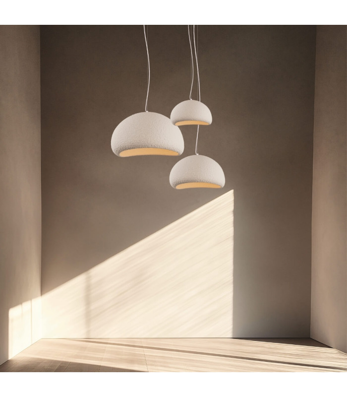 Elara 60cm Dome Pendant Ceiling Light Natural 1ΧΕ27-3