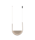 Evoria 32cm Pendant Ceiling Light Black Matt-Light Grey Glass LED 3000-4000K Dimmable-1
