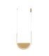 Evoria 32cm Pendant Ceiling Light Gold Matt-Champagne Glass LED 3000-4000K Dimmable-1