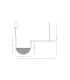 Evoria 101cm Pendant Ceiling Light Gold Matt-Champagne Glass LED 3000-4000K Dimmable-2