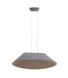 Lystra Dome Pendant Ceiling Light Grey LED 3000K Dimmable-1