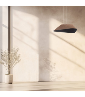 Lystra Pendant Ceiling Light Brown-Grey LED 3000K Dimmable-2