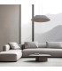 Lystra Dome Pendant Ceiling Light Grey LED 3000K Dimmable-2
