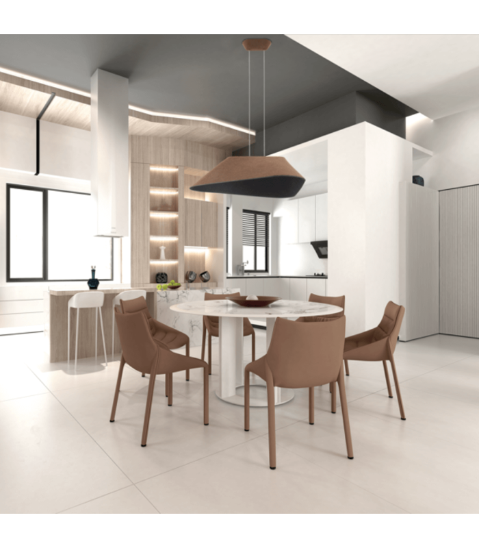 Lystra Pendant Ceiling Light Brown-Grey LED 3000K Dimmable-3
