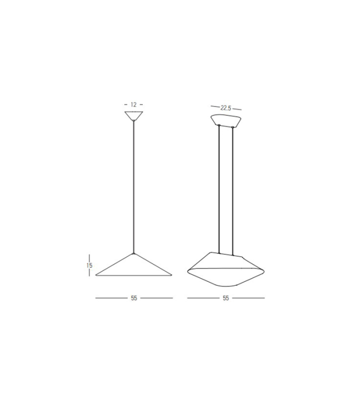 Lystra Pendant Ceiling Light Brown-Grey LED 3000K Dimmable-6
