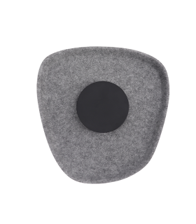 Zephira Flush Wall Lamp Black LED 3000K-1