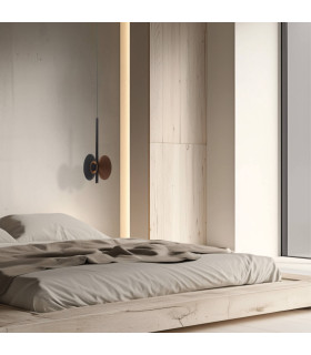 Virelis Slim Pendant Ceiling Light Brown-Grey LED 3000K-2