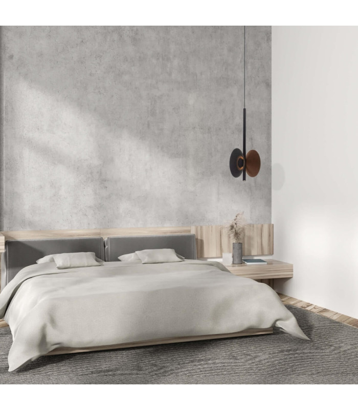 Virelis Slim Pendant Ceiling Light Brown-Grey LED 3000K-3