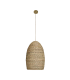 Patras Dome Pendant Ceiling Light Natural-Gold Matt Base 1ΧΕ27-1