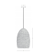 Patras Dome Pendant Ceiling Light Natural-Gold Matt Base 1ΧΕ27-4