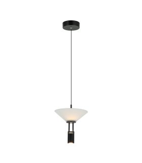 Ariston Slim Pendant Ceiling Light Black Matt LED 3000K Dimmable-1