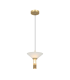 Ariston Slim Pendant Ceiling Light Gold Matt LED 3000K Dimmable-1