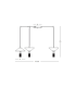 Ariston Cluster Pendant Ceiling Light Gold Matt LED 3000K Dimmable-4