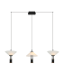 Ariston Bar Pendant Ceiling Light Black Matt LED 3000K Dimmable-1