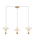 Ariston Bar Pendant Ceiling Light Gold Matt LED 3000K Dimmable-1