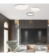 Lea 78cm Integrated Led Semi Flush Ceiling Light Gold Matt LED 3000K Dimmable-2