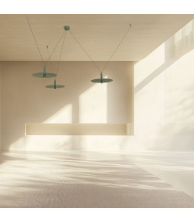 Teryos Cluster Pendant Ceiling Light Army Green LED 3000K-2