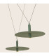 Teryos Cluster Pendant Ceiling Light Army Green LED 3000K-4
